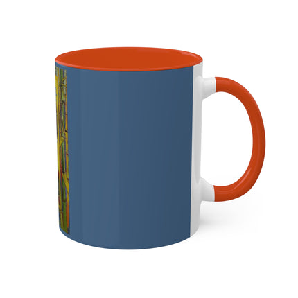 Courtesan (after Eisen) by Vincent Van Gogh Colorful Mugs, 11oz