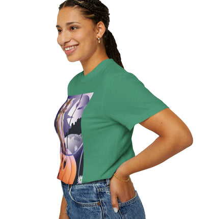 The Startled Pumpkin Unisex Garment-Dyed T-shirt