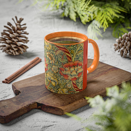Chintz the Wandle Design by William Morris Colorful Mugs, 11oz