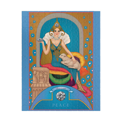 April & Diamond (from the Gem Series) by Sofia Chiostri Puzzle (110, 252, 500, 1014-piece)