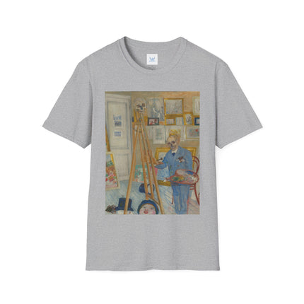 The Skeleton Painter by James Ensor Softstyle T-Shirt