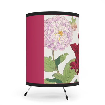 Dahlia Flower by Tanigami Kônan Tripod Lamp