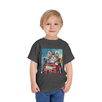 Whiskered Wanderings Toddler Short Sleeve Tee