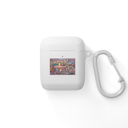 A Fairy's Whimsical Tea Party AirPods Case
