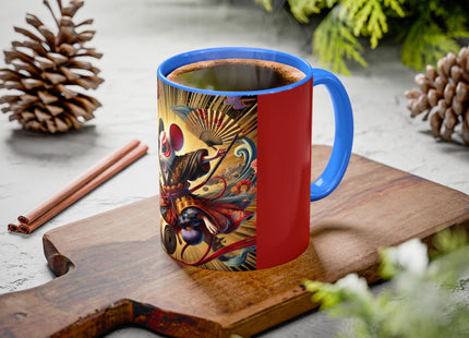 Theatrical Mouse on a Mission Colorful Mugs (11oz, 15oz)