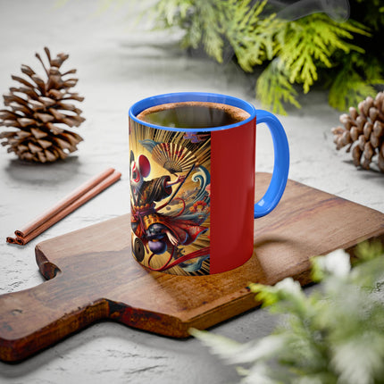 Theatrical Mouse on a Mission Colorful Mugs (11oz, 15oz)