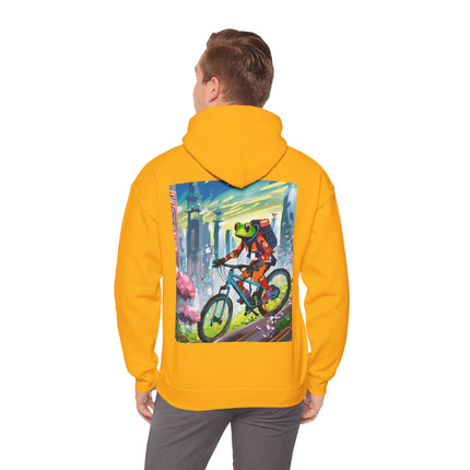 Cyberpunk Frog – Heavy Blend™ Hooded Sweatshirt