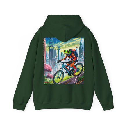 Cyberpunk Frog – Heavy Blend™ Hooded Sweatshirt