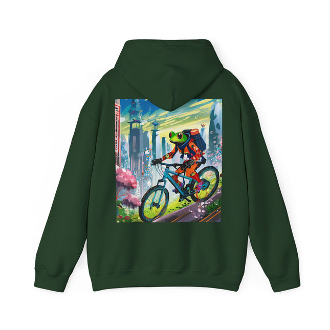 Cyberpunk Frog – Heavy Blend™ Hooded Sweatshirt