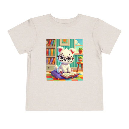 Little Scholar Pup Toddler Short Sleeve Tee