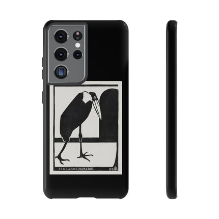 A Lame Marabou by Samuel Jessurun de Mesquita Phone Cases