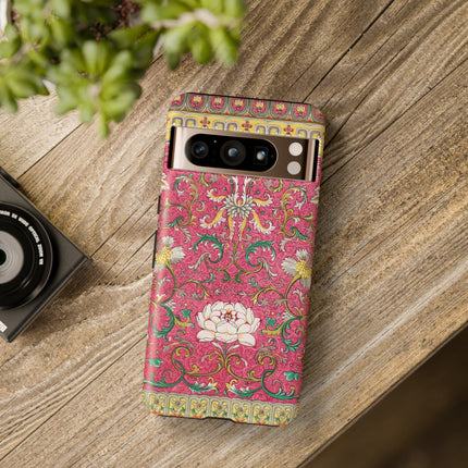 Pink Floral Pattern by Owen Jones Phone Cases