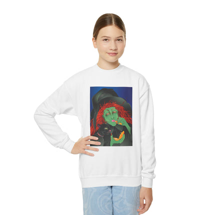 Mirror, Mirror A Witch's Touch Youth Crewneck Sweatshirt