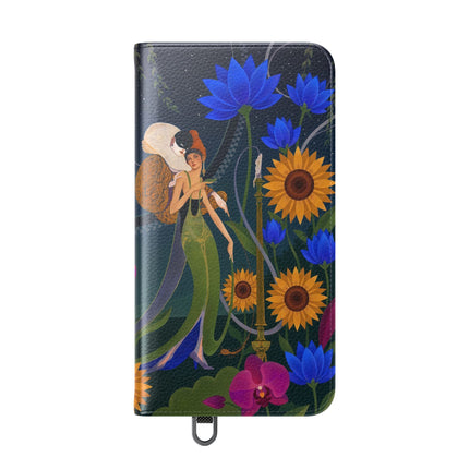 🌙🕯️ The Lady Of The Midnight Garden Flip Case – Art Deco Nocturne