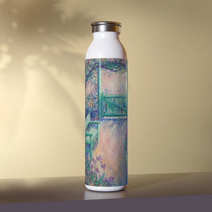 The Artist’s Garden by Theodore Earl Butler Slim Water Bottle