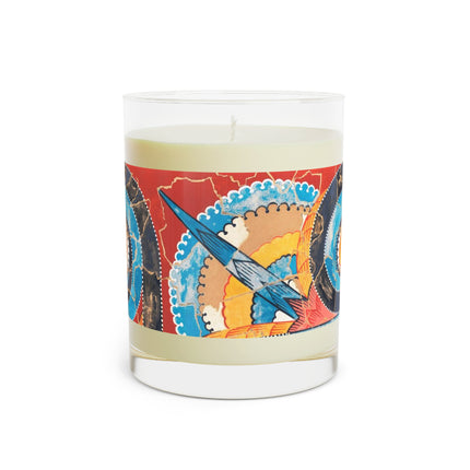 Reproduction of S-Spiral Frieze Scented Candle - Full Glass, 11oz