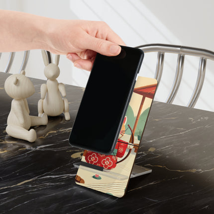 Archer Kitten in the Zen Garden Mobile Display Stand for Smartphones