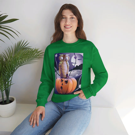 The Startled Pumpkin Unisex Heavy Blend™ Crewneck Sweatshirt