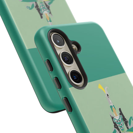 Peacock Dancer Phone Case – Opulent Glamour & Theatrical Elegance