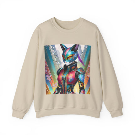Cyberpunk Chic Unisex Heavy Blend™ Crewneck Sweatshirt