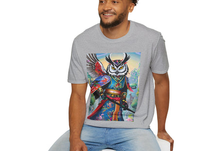 Cyberpunk Samurai Owl Softstyle T-Shirt