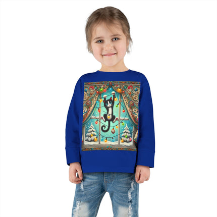 Mischief in Tinselland Toddler Long Sleeve Tee