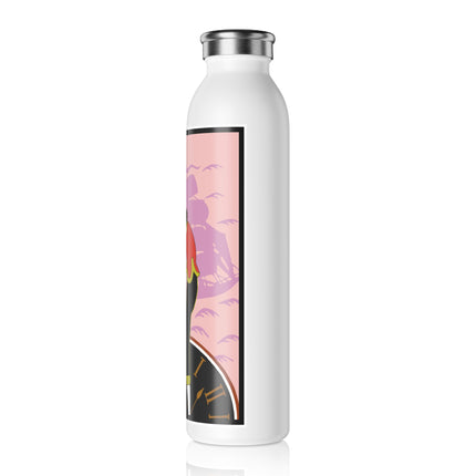 Woman Waiting for her Beloved at 1:59 by Kobayashi Kaichi Slim Water Bottle