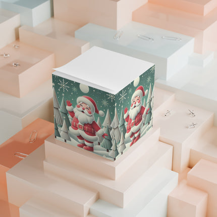 Santa's Joyful Night Note Cube