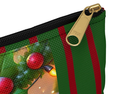Naughty or Nice Kitten Christmas Accessory Pouch