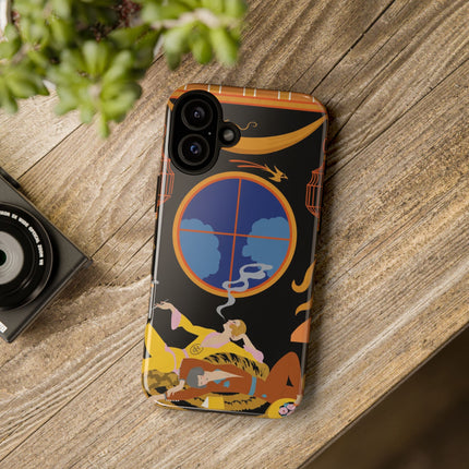 Art Deco Lounge Phone Case – Opulent Smoke & Timeless Glamour