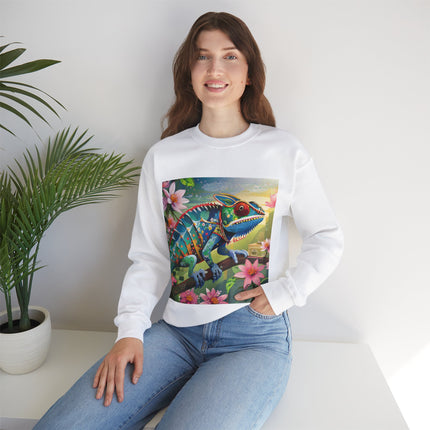Camouflage Chameleon Unisex Heavy Blend™ Crewneck Sweatshirt