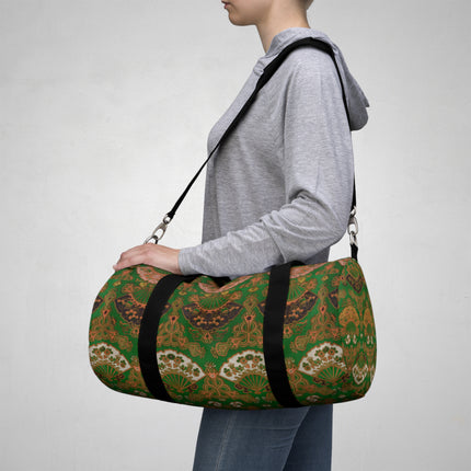 Japanese Fan Pattern IV by G.A. Audsley Duffle Bag