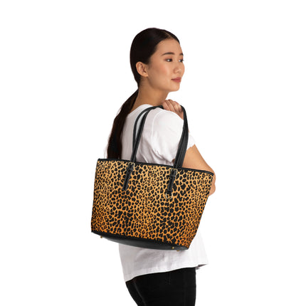 Leopard Print PU Leather Shoulder Bag