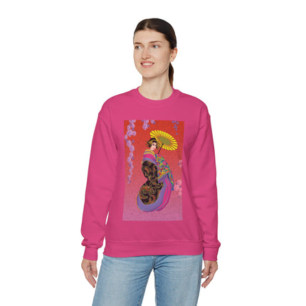 Enchanting Geisha Unisex Heavy Blend™ Crewneck Sweatshirt