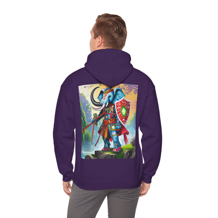 Cyberpunk Elephant – Heavy Blend™ Hooded Sweatshirt