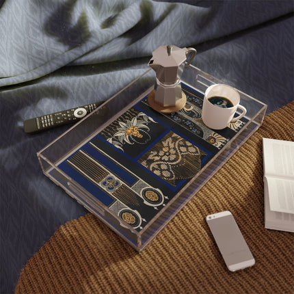 La décoration moderne dans le textile Pl. 4 by Gaston Charlet Acrylic Serving Tray
