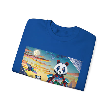 Cyber Punk Robots Unisex Heavy Blend™ Crewneck Sweatshirt