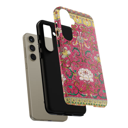 Pink Floral Pattern by Owen Jones Phone Cases