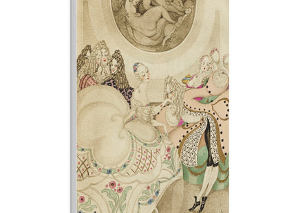 Sur talons rouges (On Red Heels) pl 01 by Gerda Wegener Matte Canvas, Stretched, 0.75"