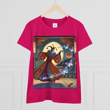 Court Magician with Ghost Butterflies Cotton Tee