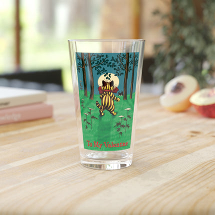 Peekaboo by Louis Wain Glass, 16oz