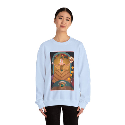 June & Pearl, Alexandrite (from the Gem Series) by Sofia Chiostri Heavy Blend™ Crewneck Sweatshirt