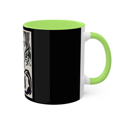 The Large Cow by Ernst Ludwig Kirchner Colorful Mugs, 11oz