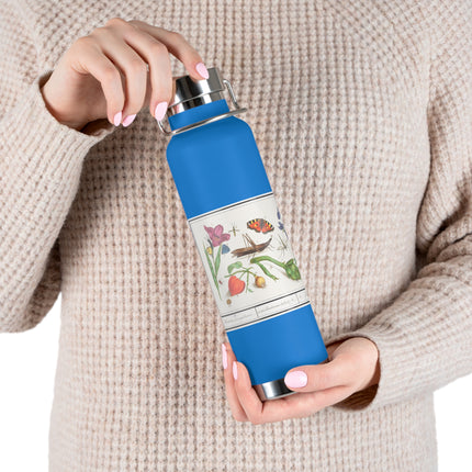 Natural History Ensemble, No. 17 by Anselmus Boëtius de Boodt Copper Vacuum Insulated Bottle, 22oz