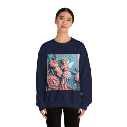 Peony Fairy Unisex Heavy Blend™ Crewneck Sweatshirt