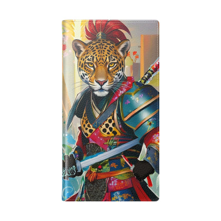 🐆⚔️ Circuit Samurai Jaguar Flip Case – Neon Power & Electric Honor