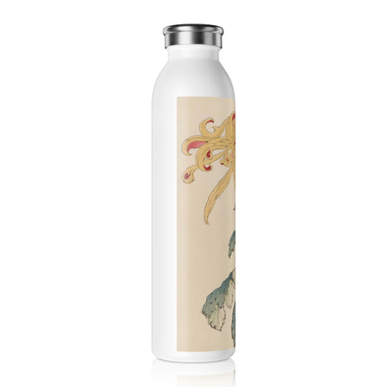 Keika Hyakugiku, Pl.11 by Keika Hasegawa Slim Water Bottle