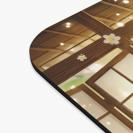 Playful Kitten in the Tea Room Mouse Pad – Curious Charm & Cozy Whimsy