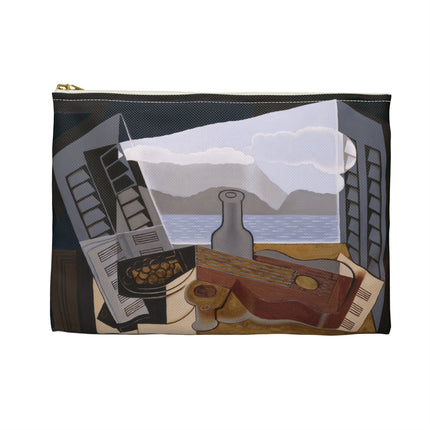 Open Window Accessory Pouch – Juan Gris Cubist Still Life Art Design