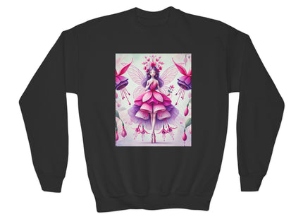 Fuchsia Fairy Youth Crewneck Sweatshirt